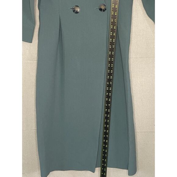 Retro Womens Librarian Chic Secretary Dress Size S Minimalist Sophisticated - Picture 5 of 6